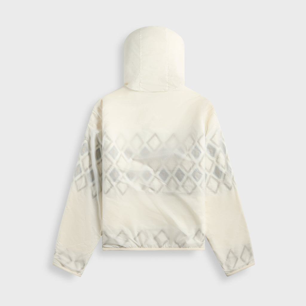 Оригінальна Reversible Wool Zip Up Hoodie White Moncler – вид ззаду