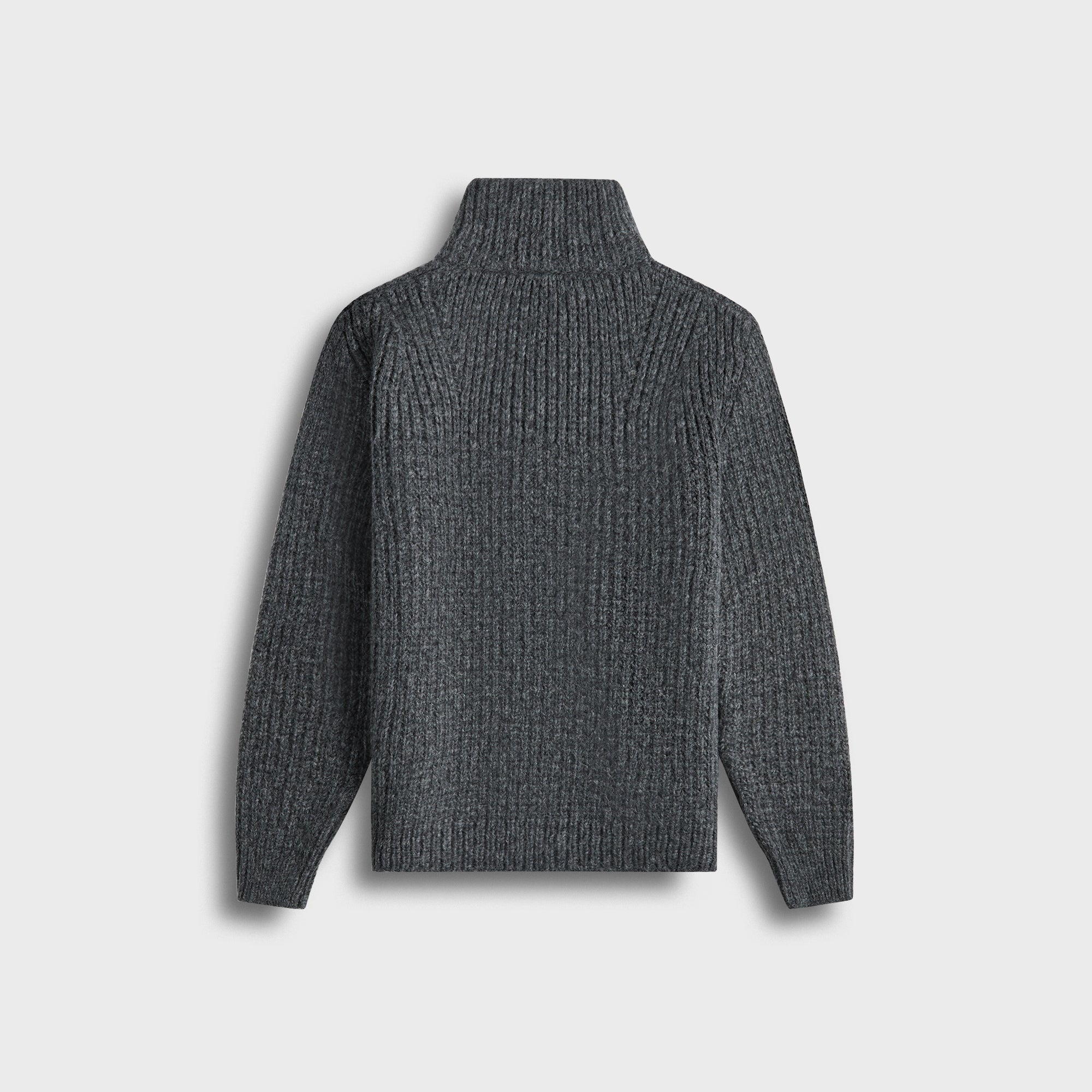 Zip Up Cardigan Grey Moncler – Гарантія оригінальності – вид ззаду - MONCLER