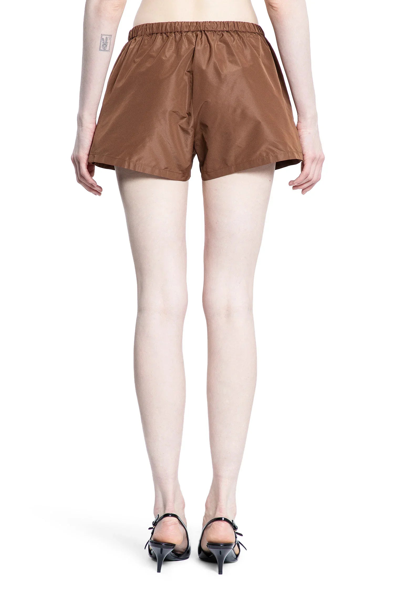 Woman Brown Shorts Miu miu – Гарантія оригінальності – збільшений вид