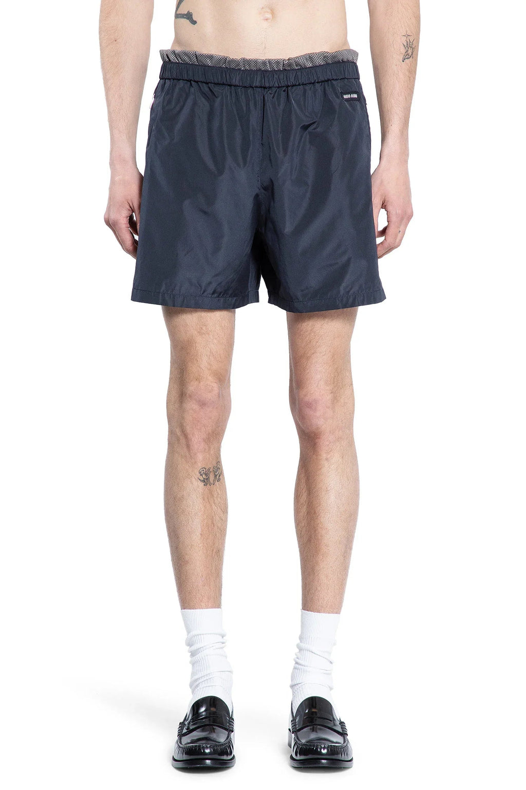 Technical Silk Shorts Miu miu оригінал – Купити в Україні – вид ззаду