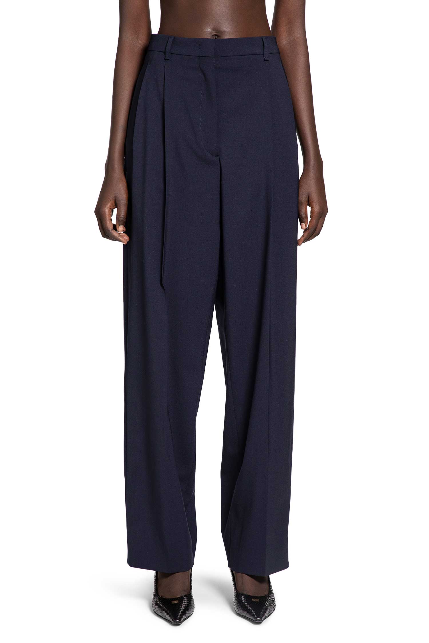 Wool Pants Miu miu – Гарантія оригінальності – вид ззаду