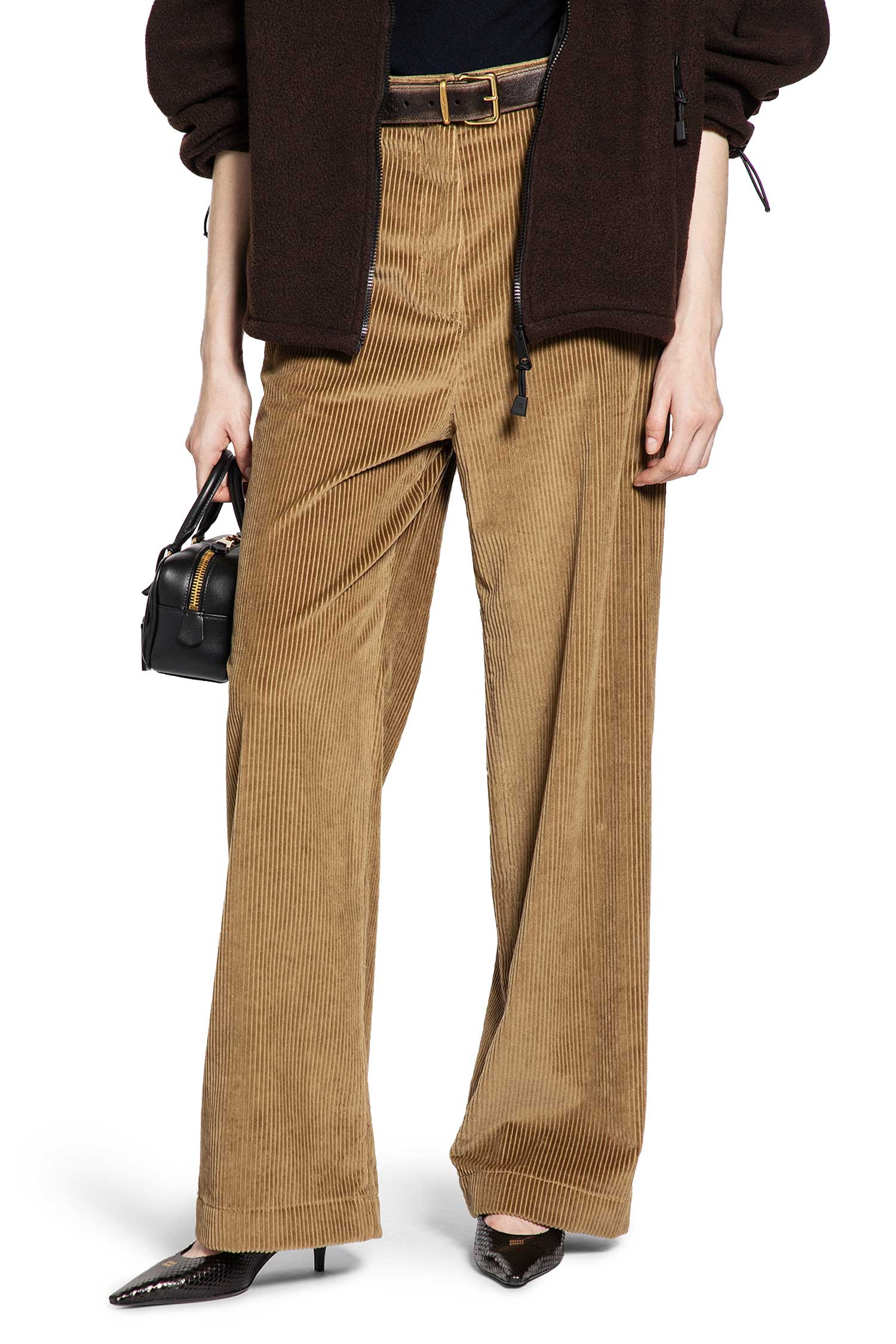 Оригінальна Corduroy Pants Miu miu – боковий вид