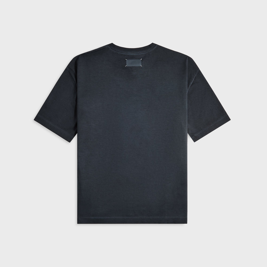 Оригінальна Oversized Garment Dye Tee Anthracite Maison margiela – вид ззаду