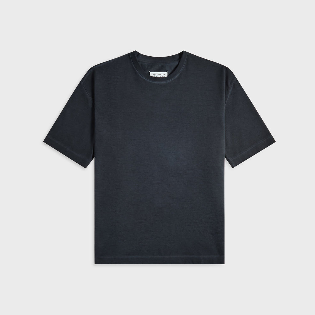 Оригінальна Oversized Garment Dye Tee Anthracite Maison margiela – боковий вид
