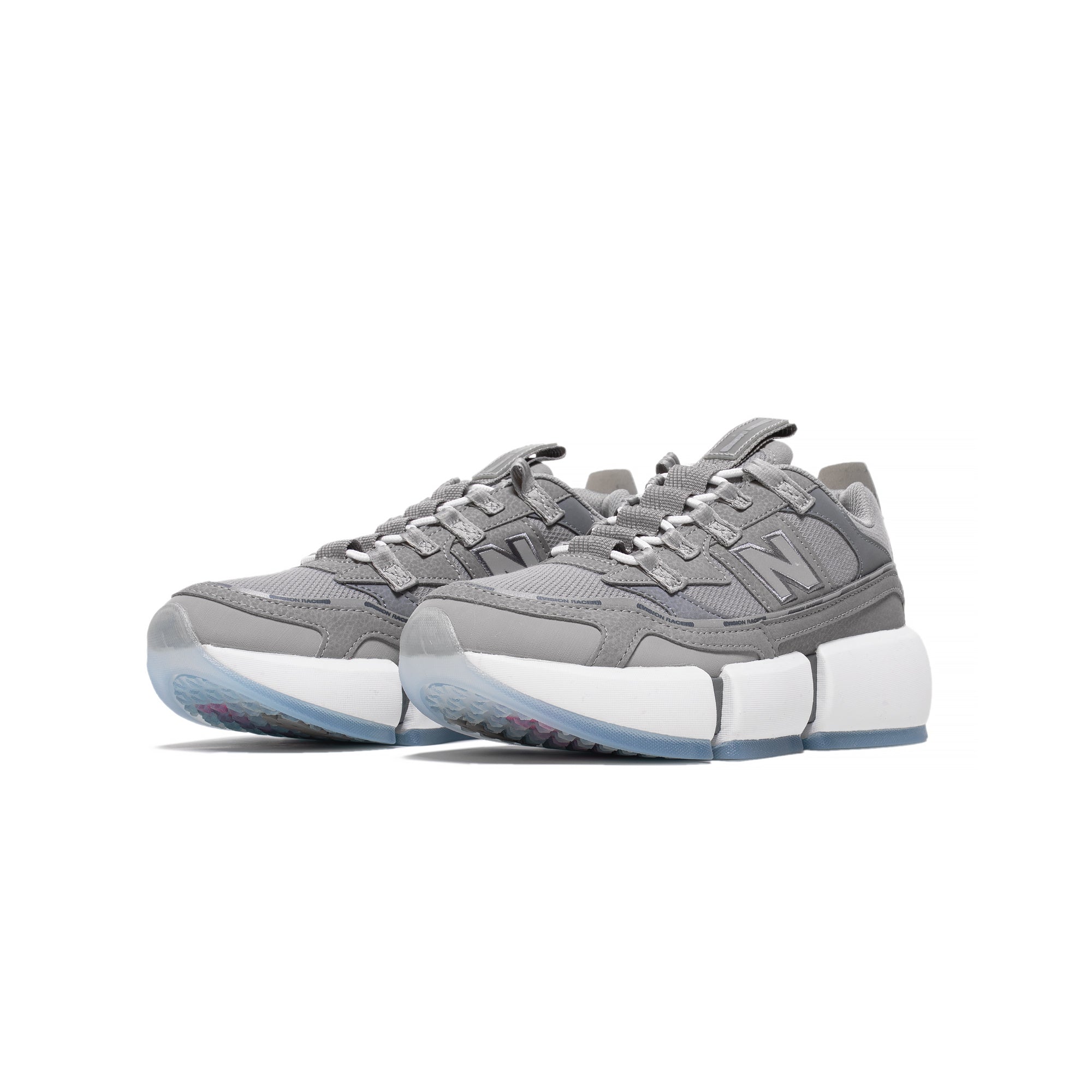 Оригінальна Mens Vision Racer Shoes Team Away Grey New balance – вид ззаду