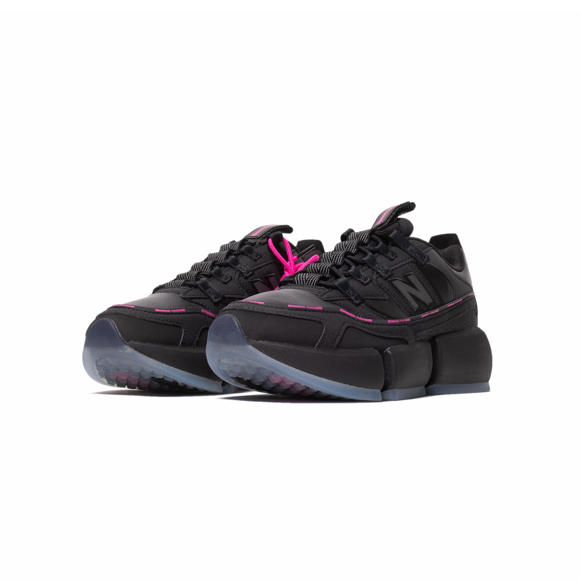 Оригінальна Men Vision Racer Jaden Smith Black Shoes New balance – вид ззаду