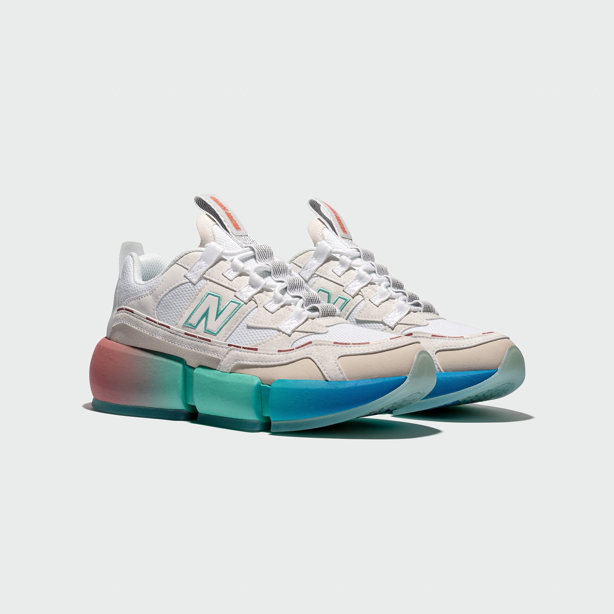 Mens Vision Racer Shoes White New balance оригінал – Купити в Україні – вид ззаду