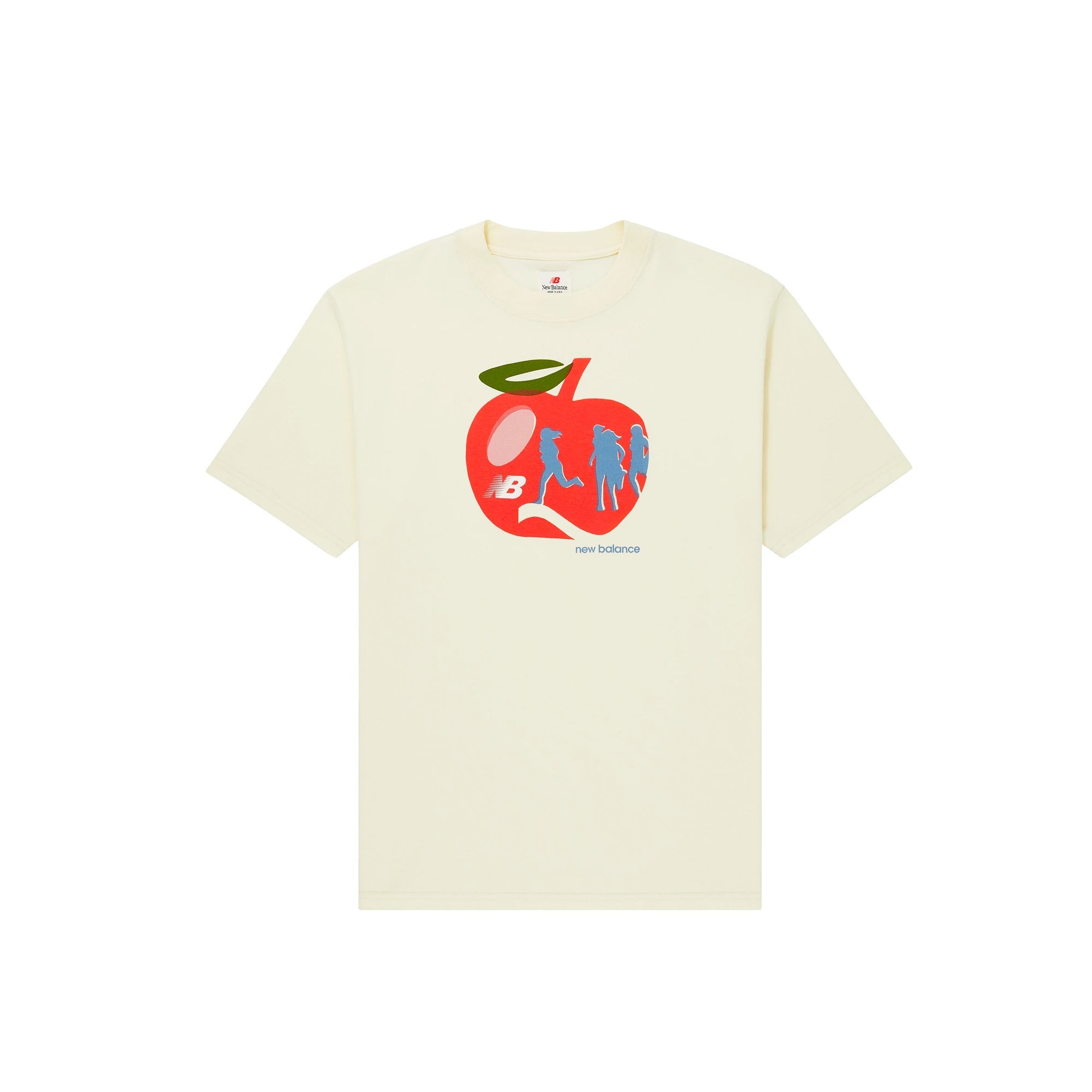 Mens Made In Usa Apple Marathon Ss Tee New balance – Гарантія оригінальності – боковий вид
