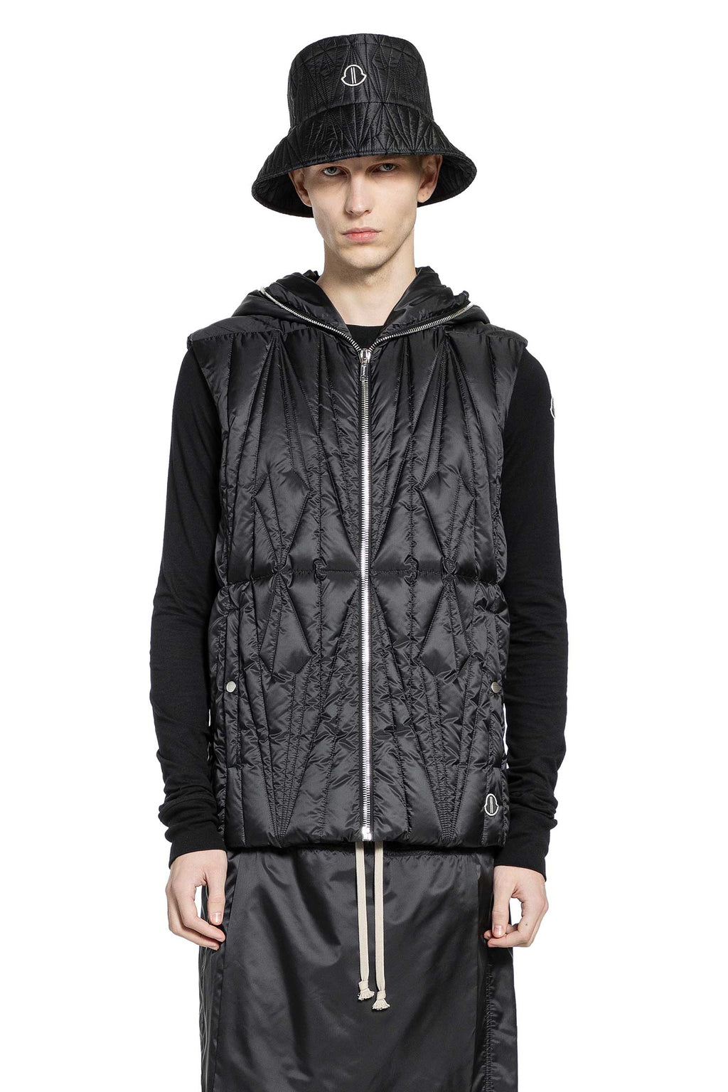 Moncler X Rick Owens Geocamo Vest Rick owens оригінал – Купити в Україні – боковий вид