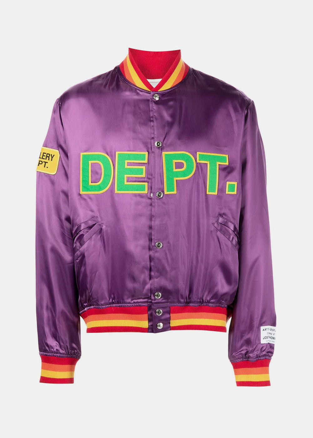 Purple Mvp Satin Jacket Gallery department – Гарантія оригінальності – боковий вид