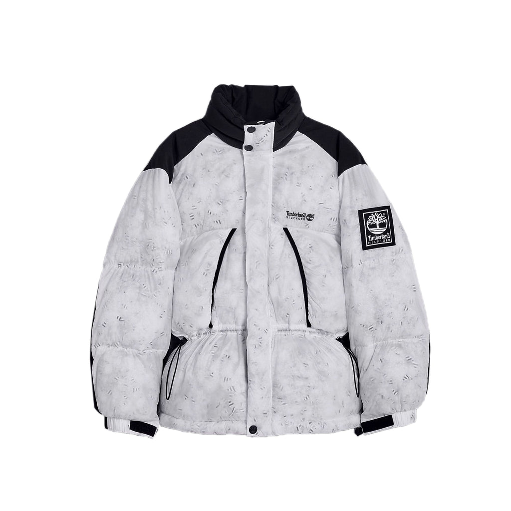Оригінальна Tommy Hilfiger X Timberland Mens Ri Transparent Puffer Jacket Transparent Timberland – боковий вид