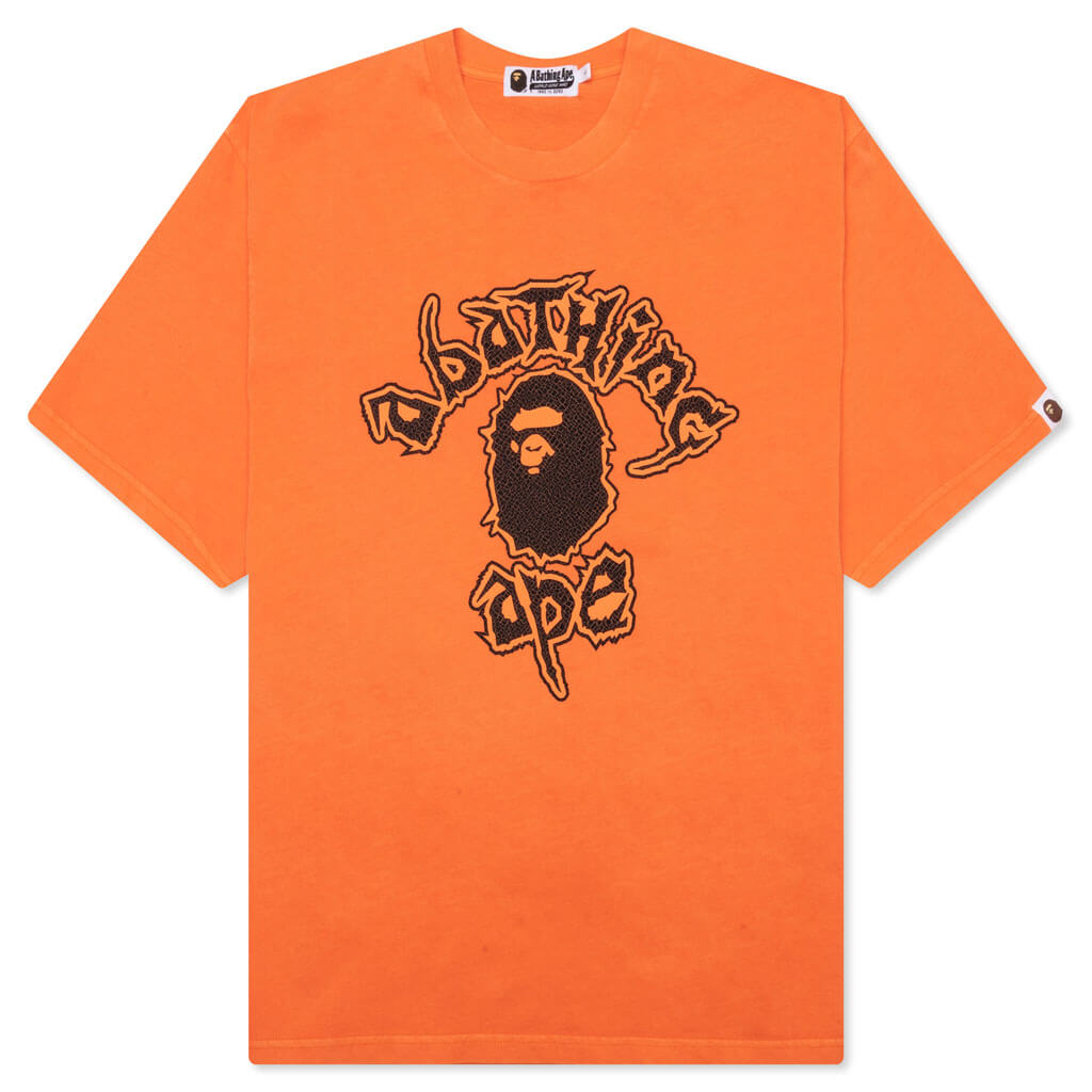 Оригінальна Mad College Garment Dyed Relaxed Fit Tee A bathing ape – боковий вид