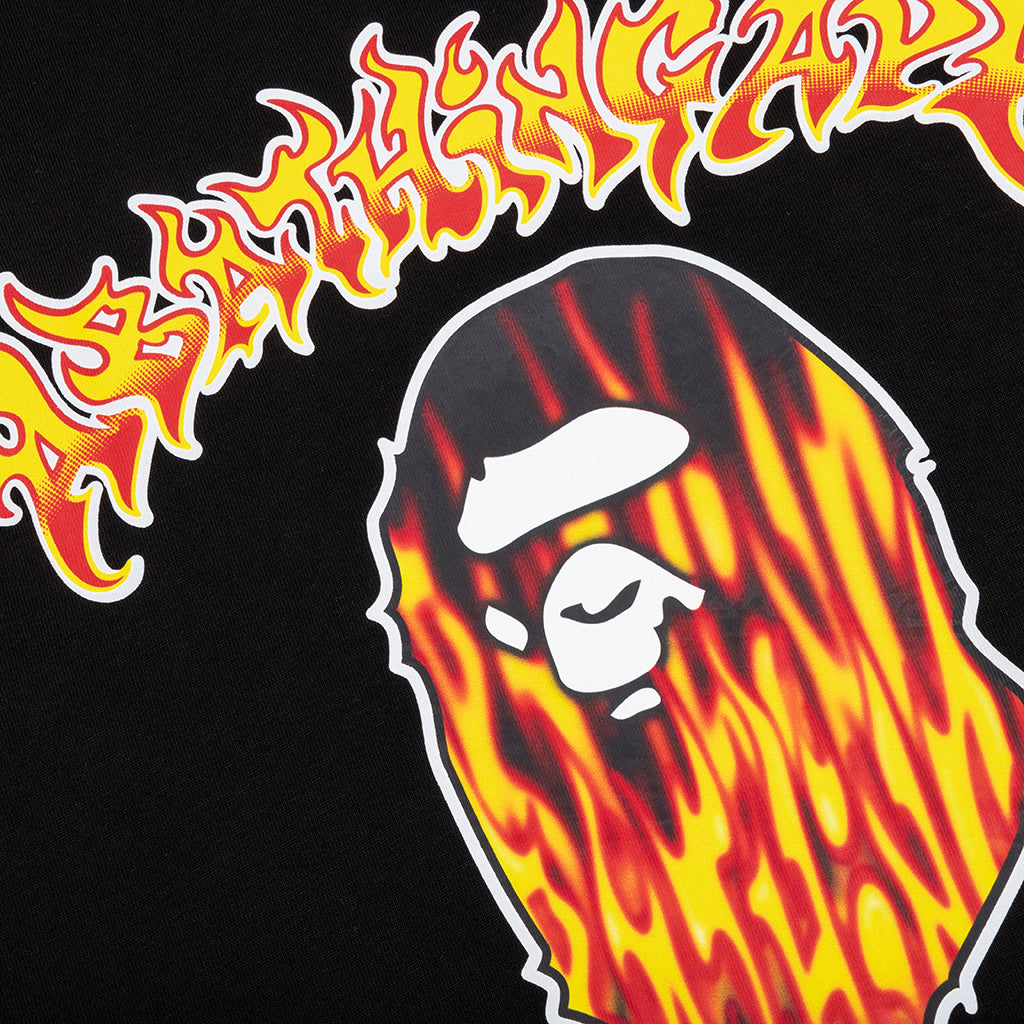 Оригінальна Mad Flame Ape Head Tee A bathing ape – детальний вид