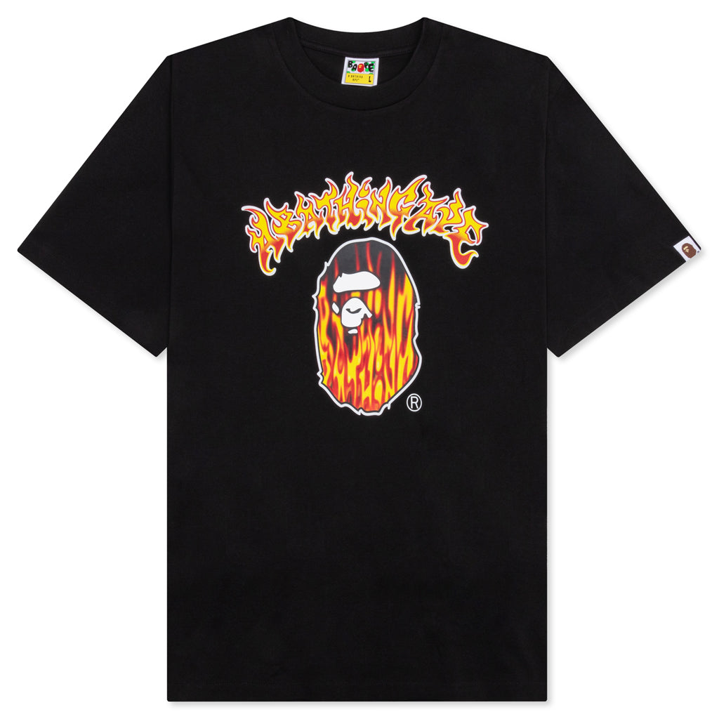 Оригінальна Mad Flame Ape Head Tee A bathing ape – боковий вид
