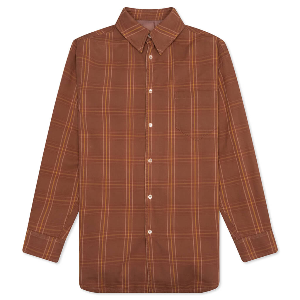 Check Oversized Shirt Maison margiela оригінал – Купити в Україні – боковий вид