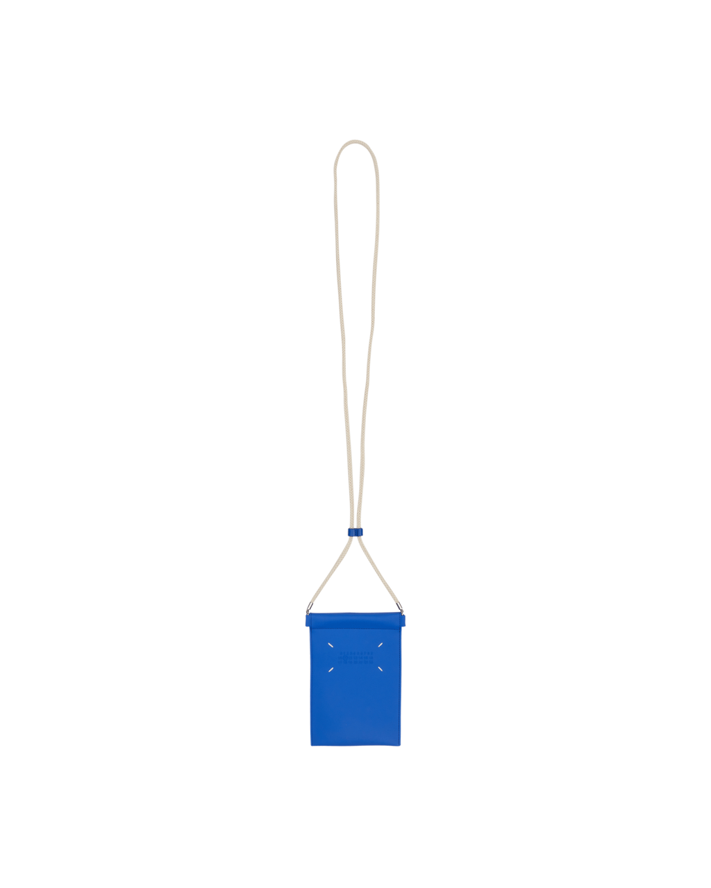 Оригінальна Rubber Leather Phone Case Blue Maison margiela – боковий вид