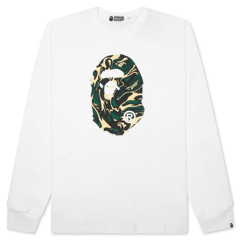Оригінальна Marbling Camo Ape Head Relaxed Fit L A bathing ape – боковий вид