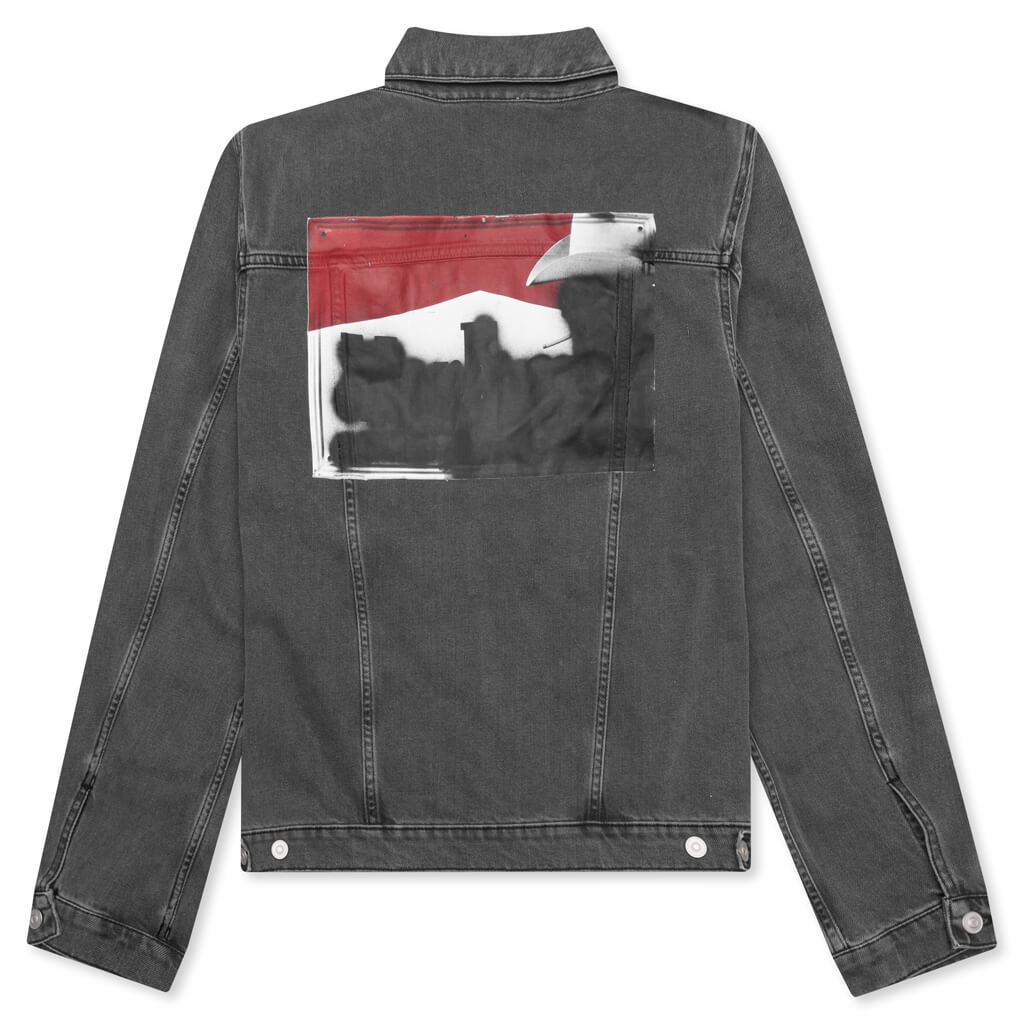 Mark Flood Square Denim Jacket 1017 alyx 9sm оригінал – Купити в Україні – вид ззаду - 1017 ALYX 9SM