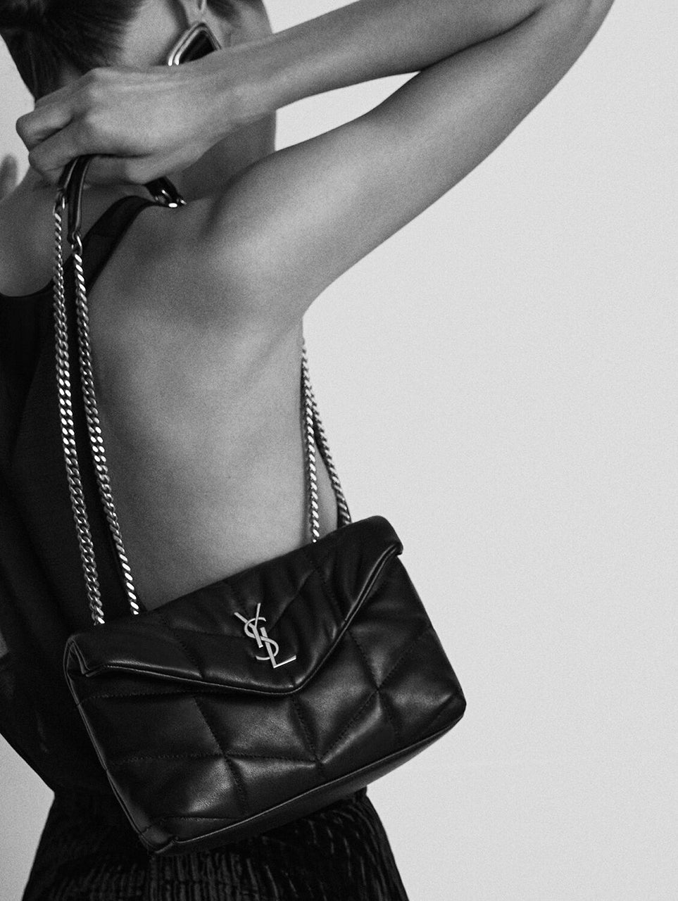 Оригінальна Toy Padded Shoulder Bag Saint laurent – боковий вид