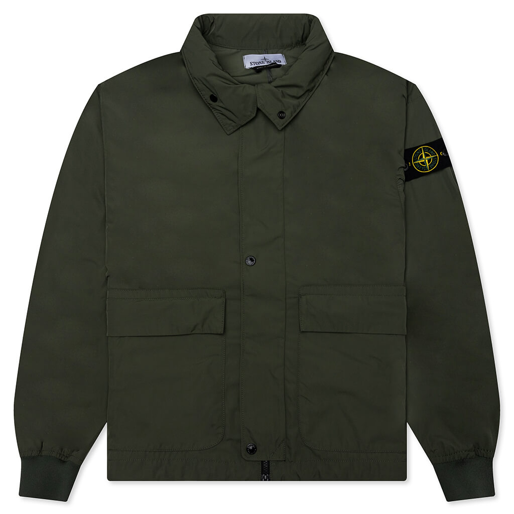 Оригінальна Micro Twill Hooded Jacket Stone island – боковий вид