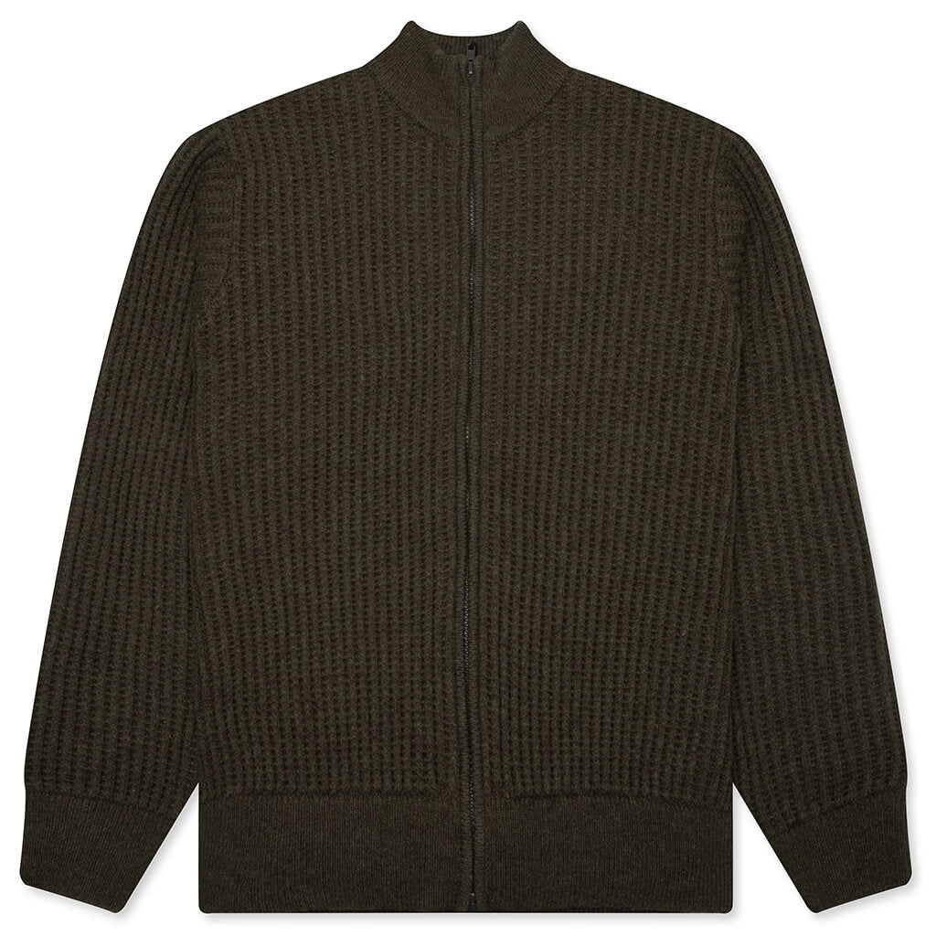 Military Patch Zip Sweater Stussy – Гарантія оригінальності – боковий вид