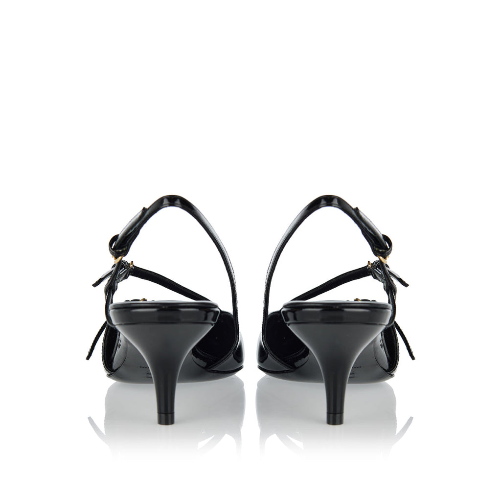 Оригінальна Patent Leather Slingback Pumps Miu miu – детальний вид