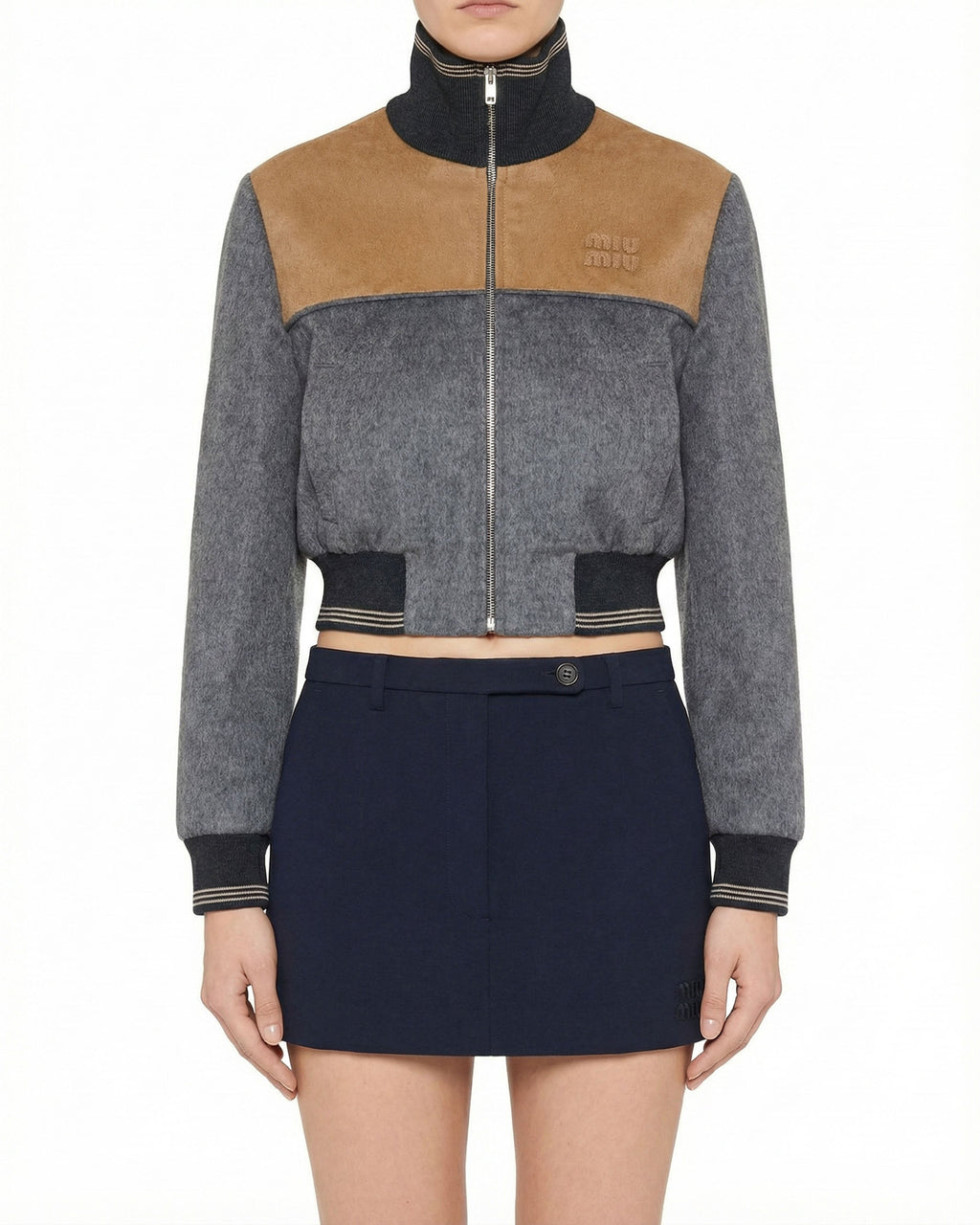 Tailored Mini Skirt Miu miu оригінал – Купити в Україні – вид ззаду
