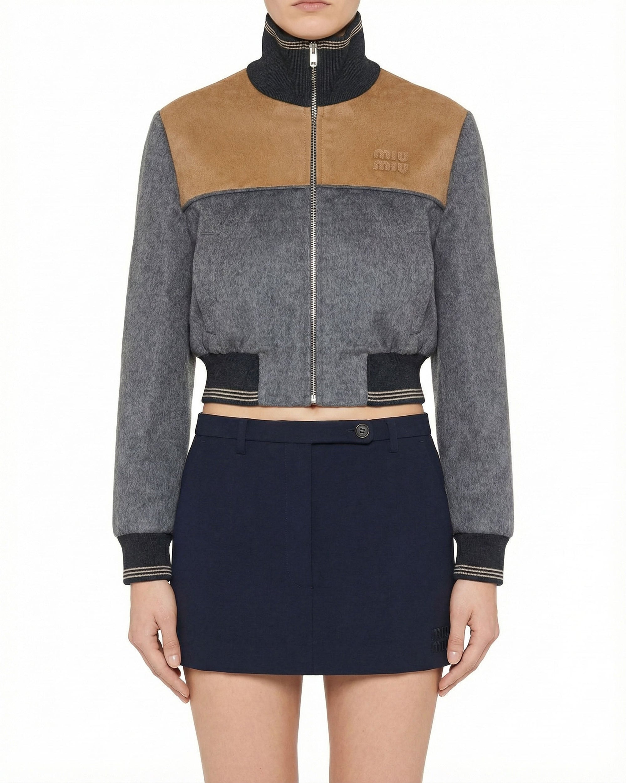 Tailored Mini Skirt Miu miu оригінал – Купити в Україні – вид ззаду