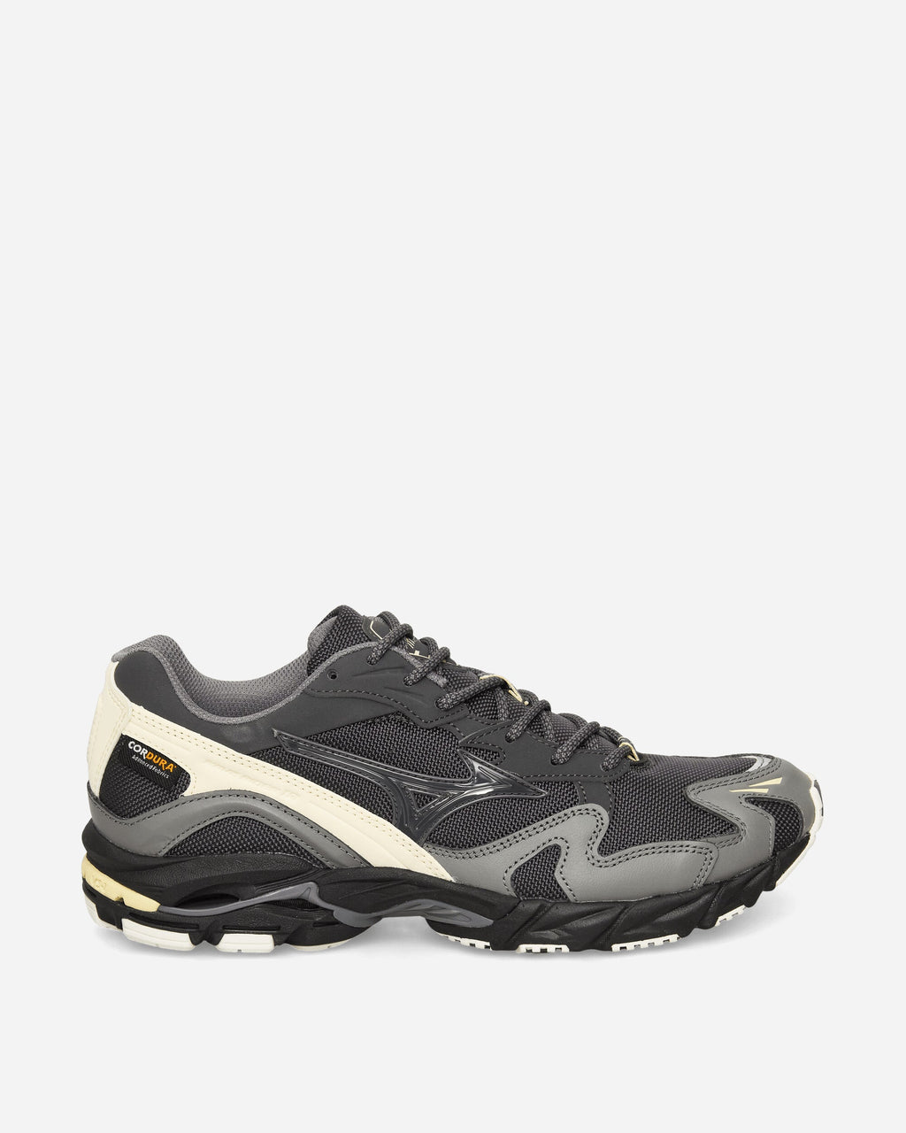 Wave Rider 10 Cordura Sneakers Black Sand Mizuno оригінал – Купити в Україні – боковий вид