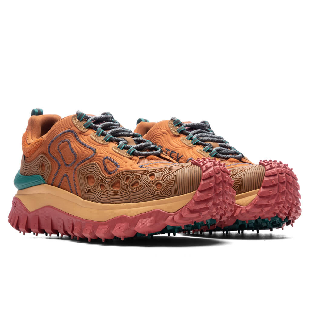 Moncler Genius x Salehe Bembury Trailgrip Grain Sneakers - Orange - MONCLER