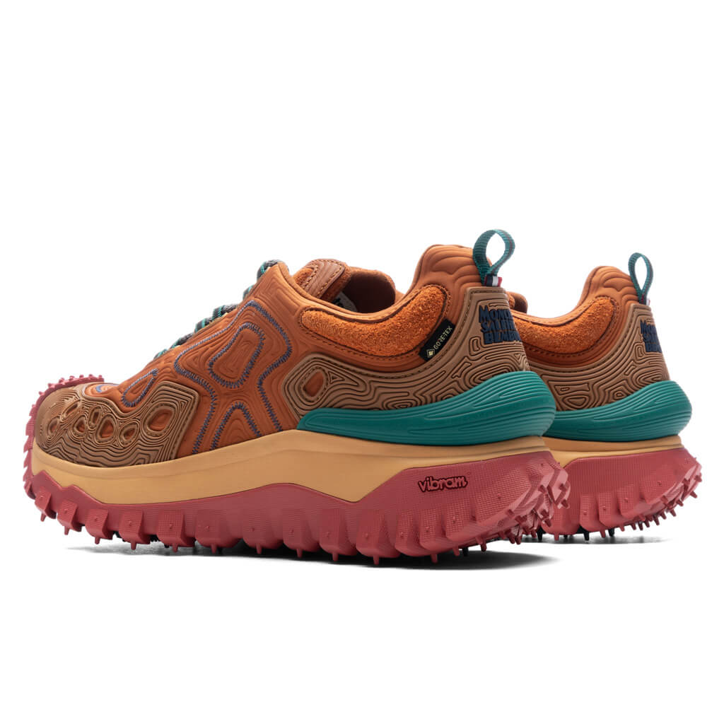 Moncler Genius x Salehe Bembury Trailgrip Grain Sneakers - Orange - MONCLER