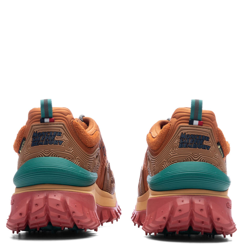 Moncler Genius x Salehe Bembury Trailgrip Grain Sneakers - Orange - MONCLER