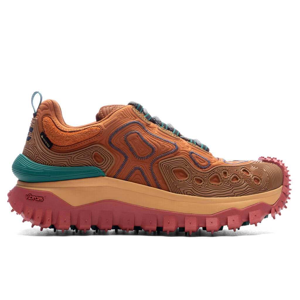 Moncler Genius x Salehe Bembury Trailgrip Grain Sneakers - Orange - MONCLER