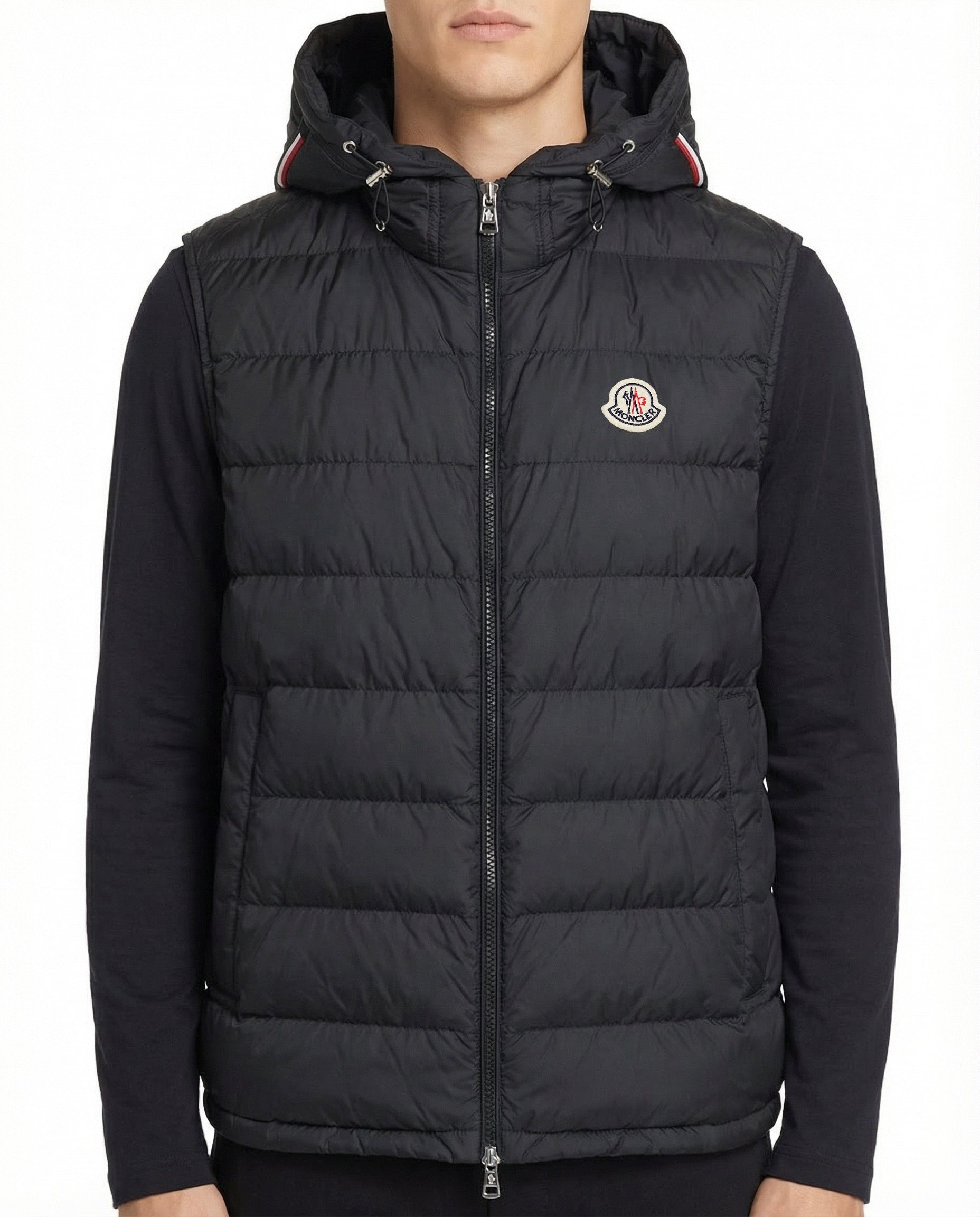 Marseillan Hooded Down Gilet Moncler – Гарантія оригінальності – вид ззаду