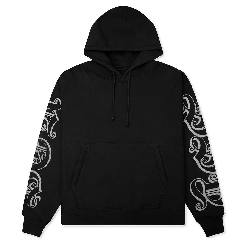 Motif Print Hoodie Stussy – Гарантія оригінальності – боковий вид
