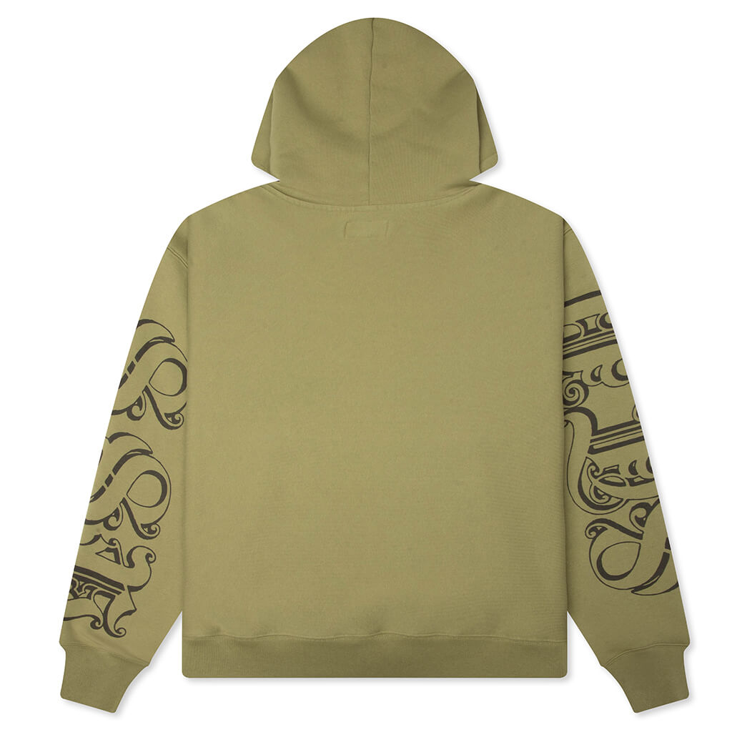 Motif Print Hoodie Stussy – Гарантія оригінальності – вид ззаду