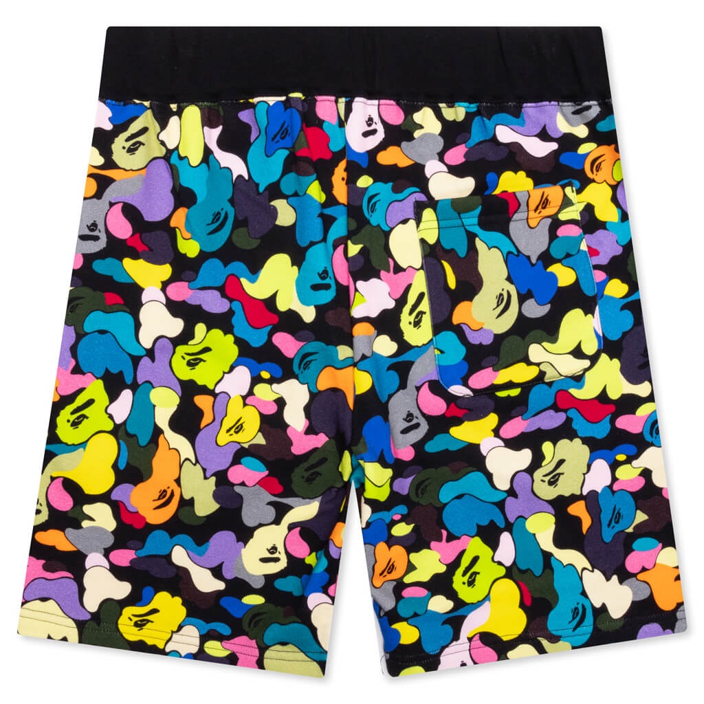 Multi Camo Nyc Logo Sweat Shorts A bathing ape – Гарантія оригінальності – вид ззаду