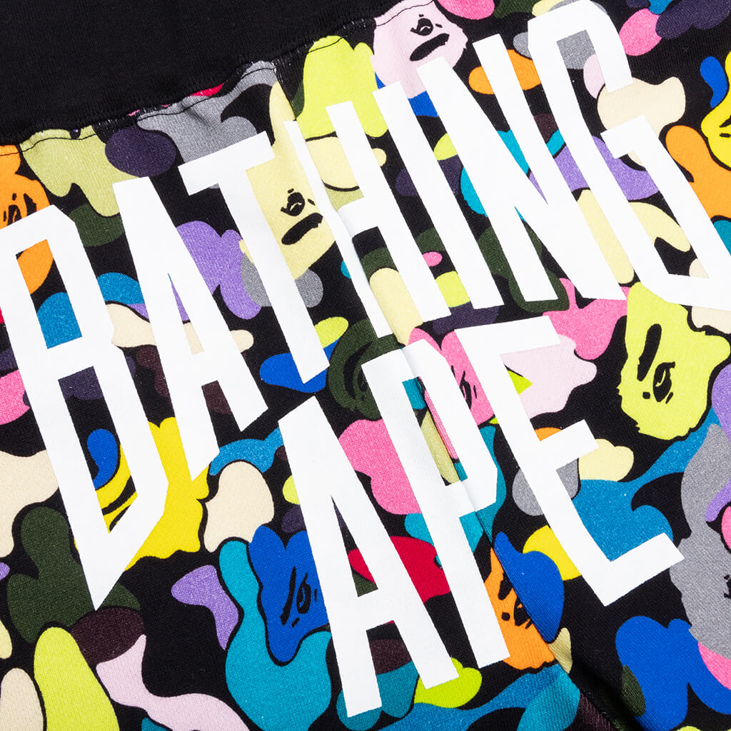 Multi Camo Nyc Logo Sweat Shorts A bathing ape – Гарантія оригінальності – детальний вид