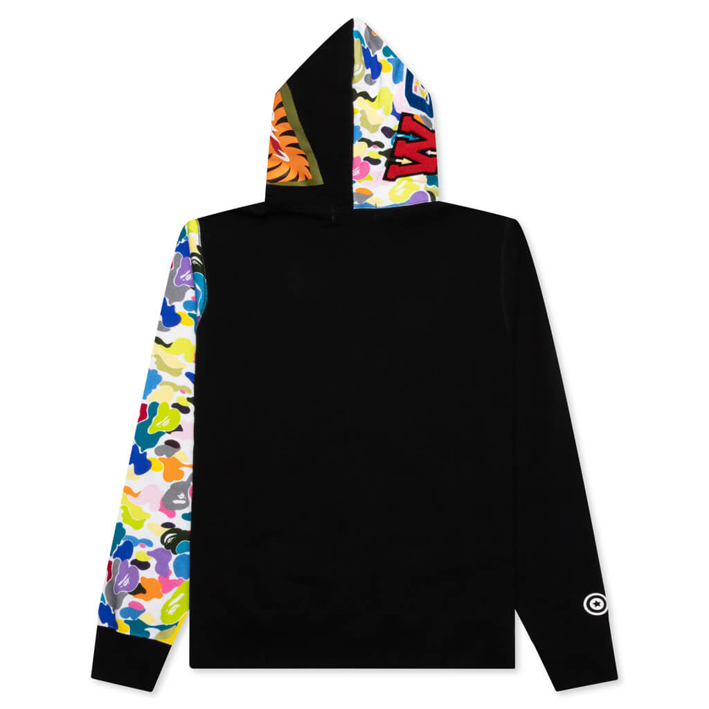 Multi Camo Nyc Logo Shark Full Zip Hoodie M A bathing ape оригінал – Купити в Україні – вид ззаду