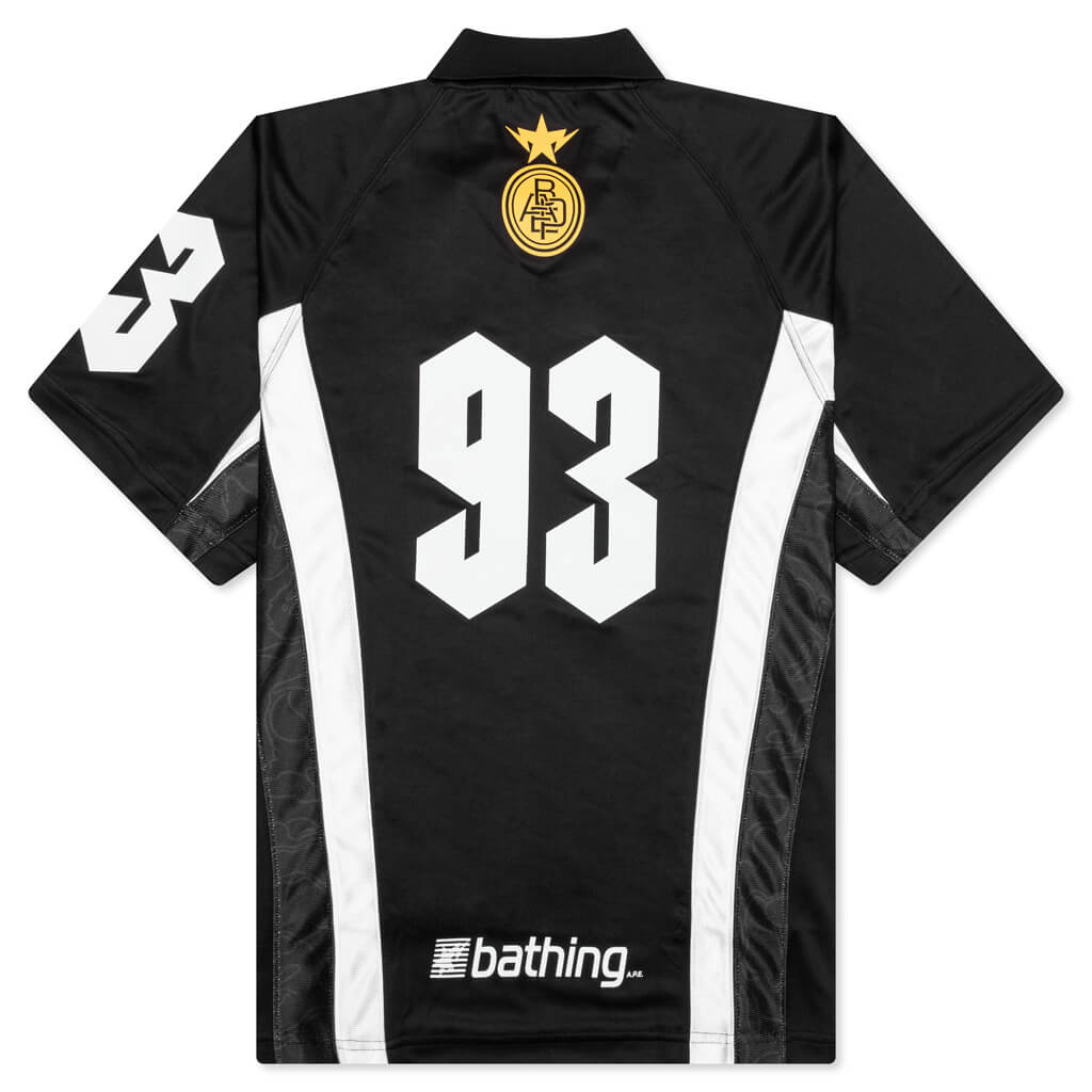Multi Logo Relaxed Fit Soccer Jersey A bathing ape оригінал – Купити в Україні – вид ззаду