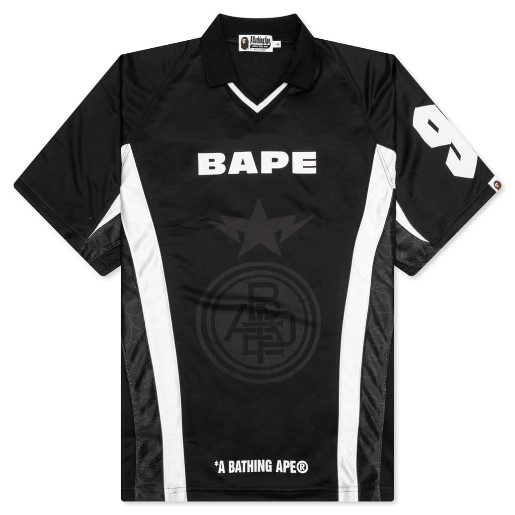 Multi Logo Relaxed Fit Soccer Jersey A bathing ape оригінал – Купити в Україні – боковий вид