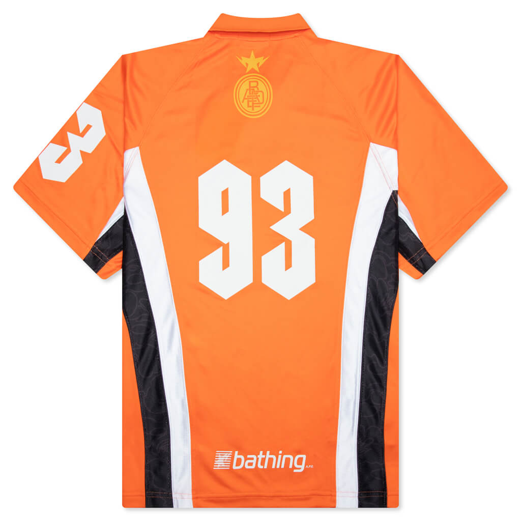 Multi Logo Relaxed Fit Soccer Jersey A bathing ape оригінал – Купити в Україні – вид ззаду