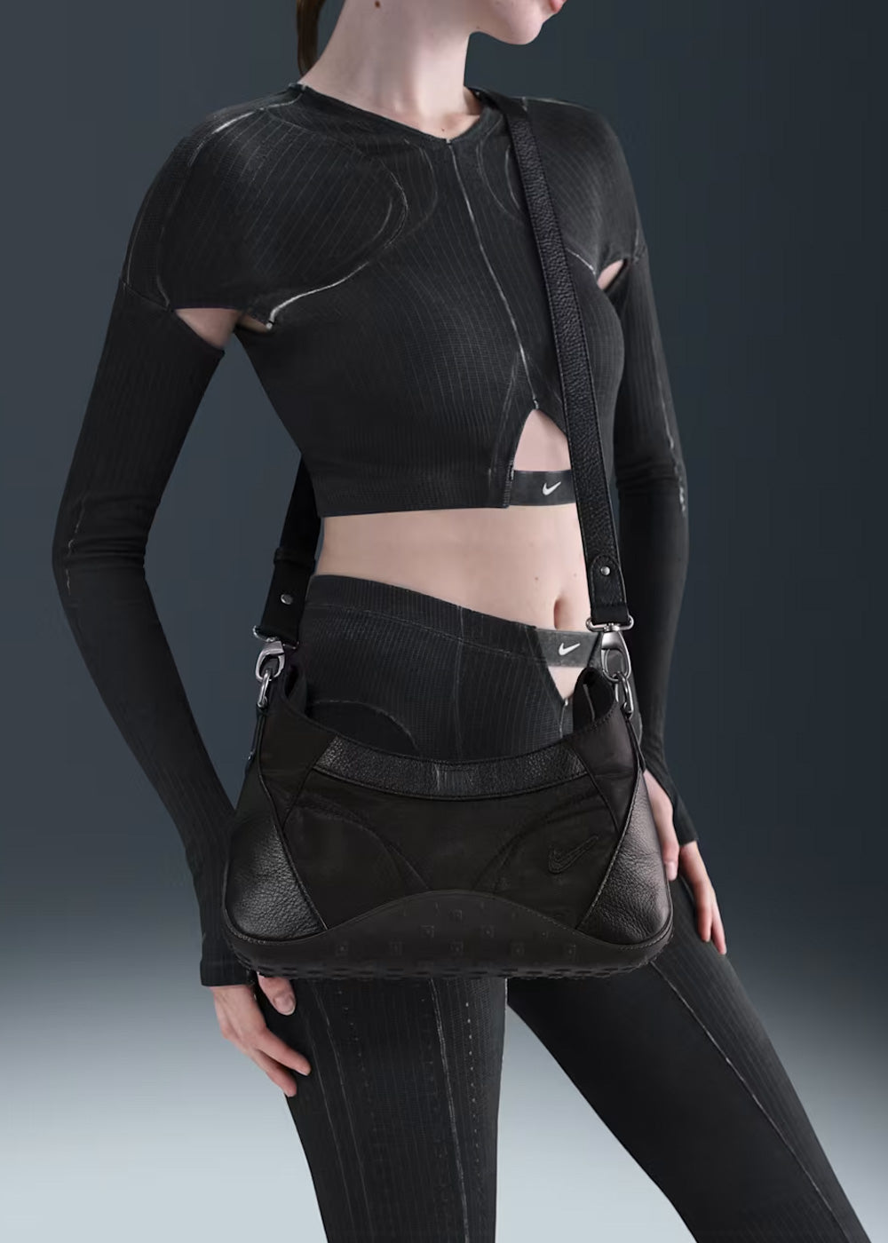 Оригінальна Black Knwls Nike Womens Razr Run Bag Nike – збільшений вид