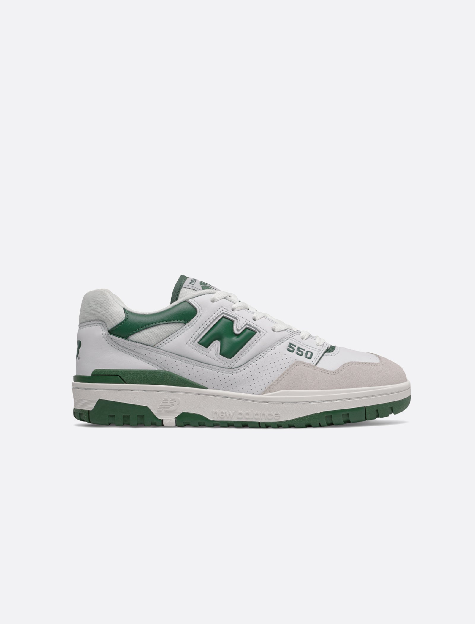 550 White Green New balance – Гарантія оригінальності – боковий вид