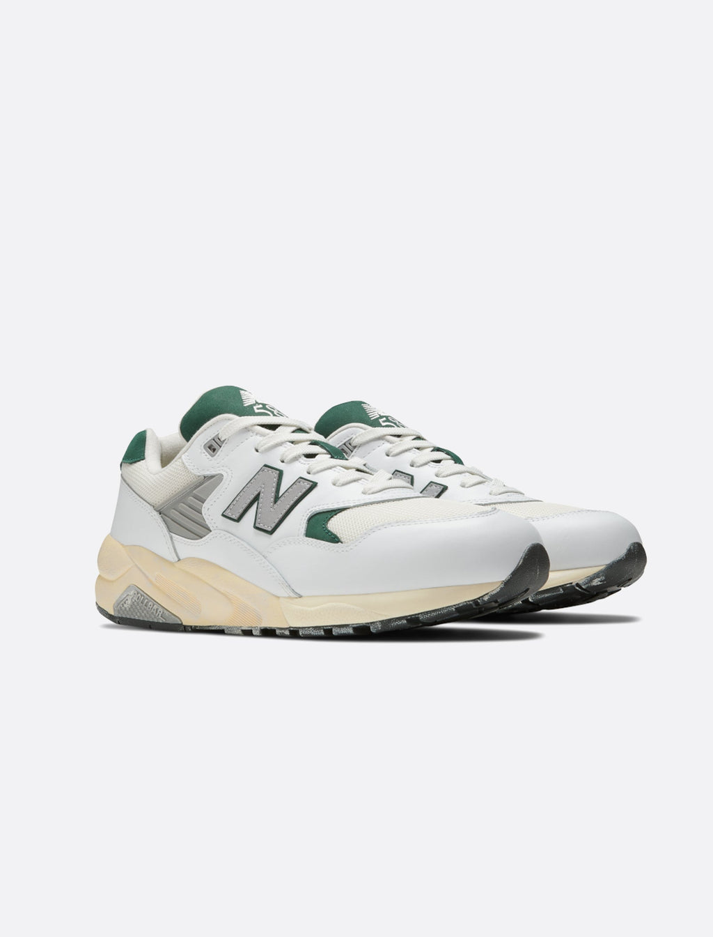 580 White New balance – Гарантія оригінальності – вид ззаду