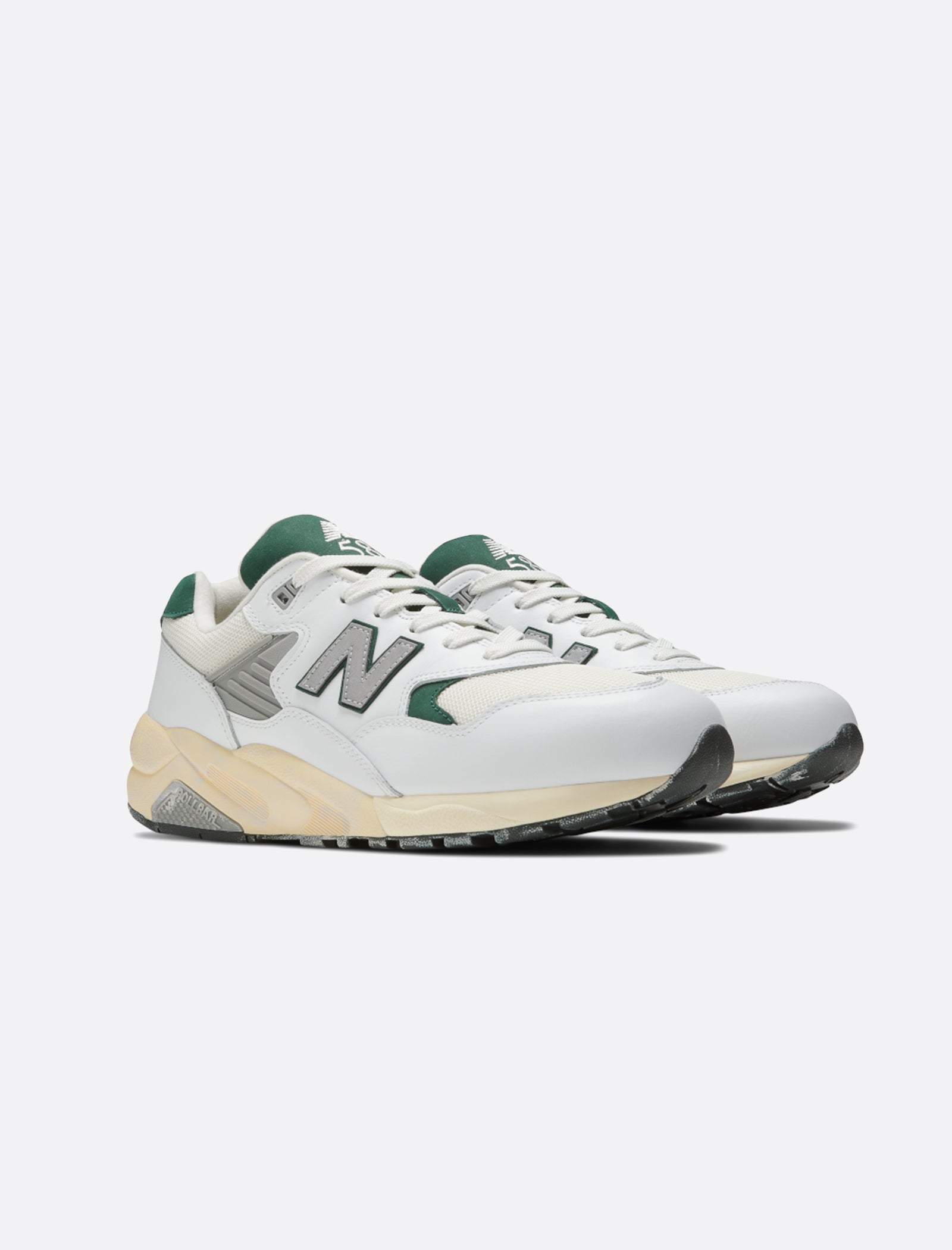 580 White New balance – Гарантія оригінальності – вид ззаду