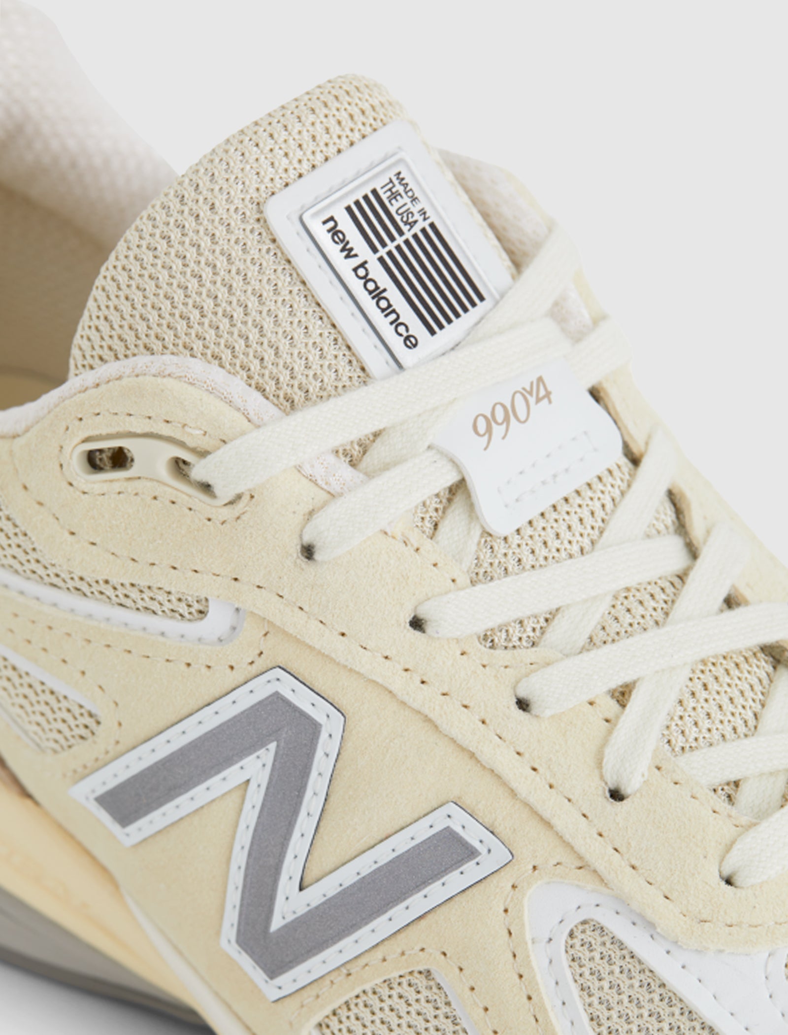 990 V4 Made In Usa Cream New balance – Гарантія оригінальності – вид ззаду