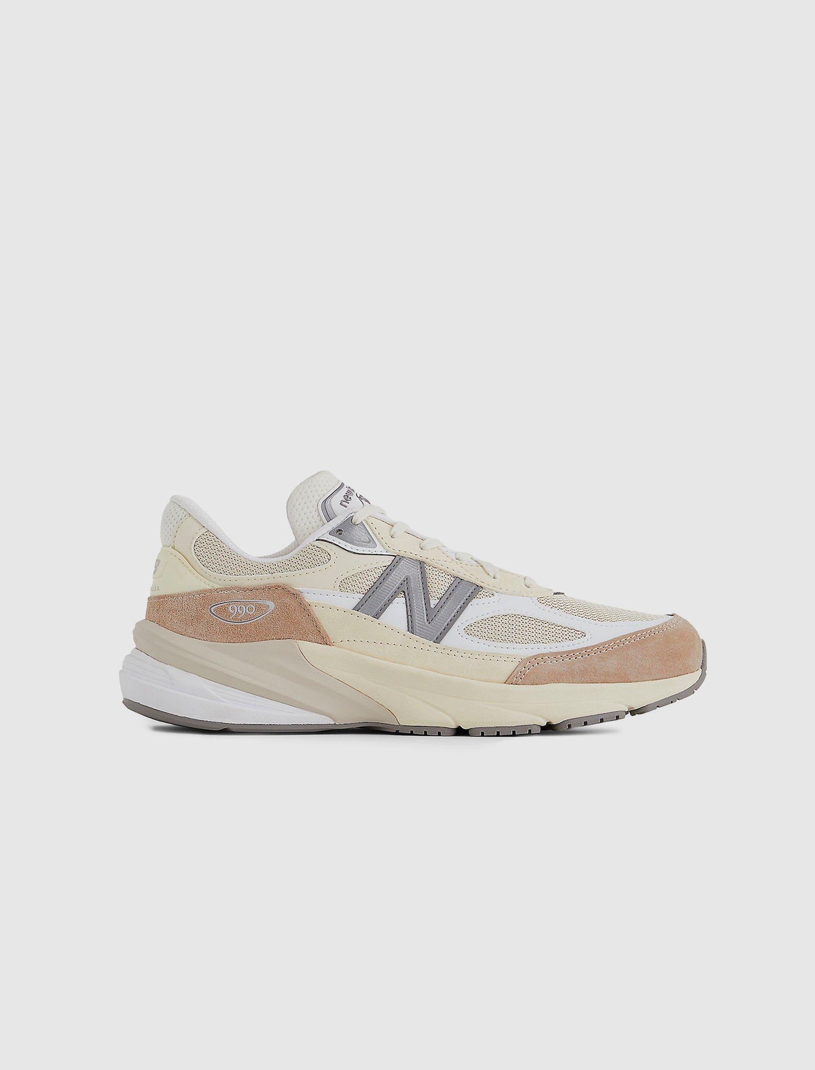 990 V6 Made In Usa Cream New balance оригінал – Купити в Україні – боковий вид