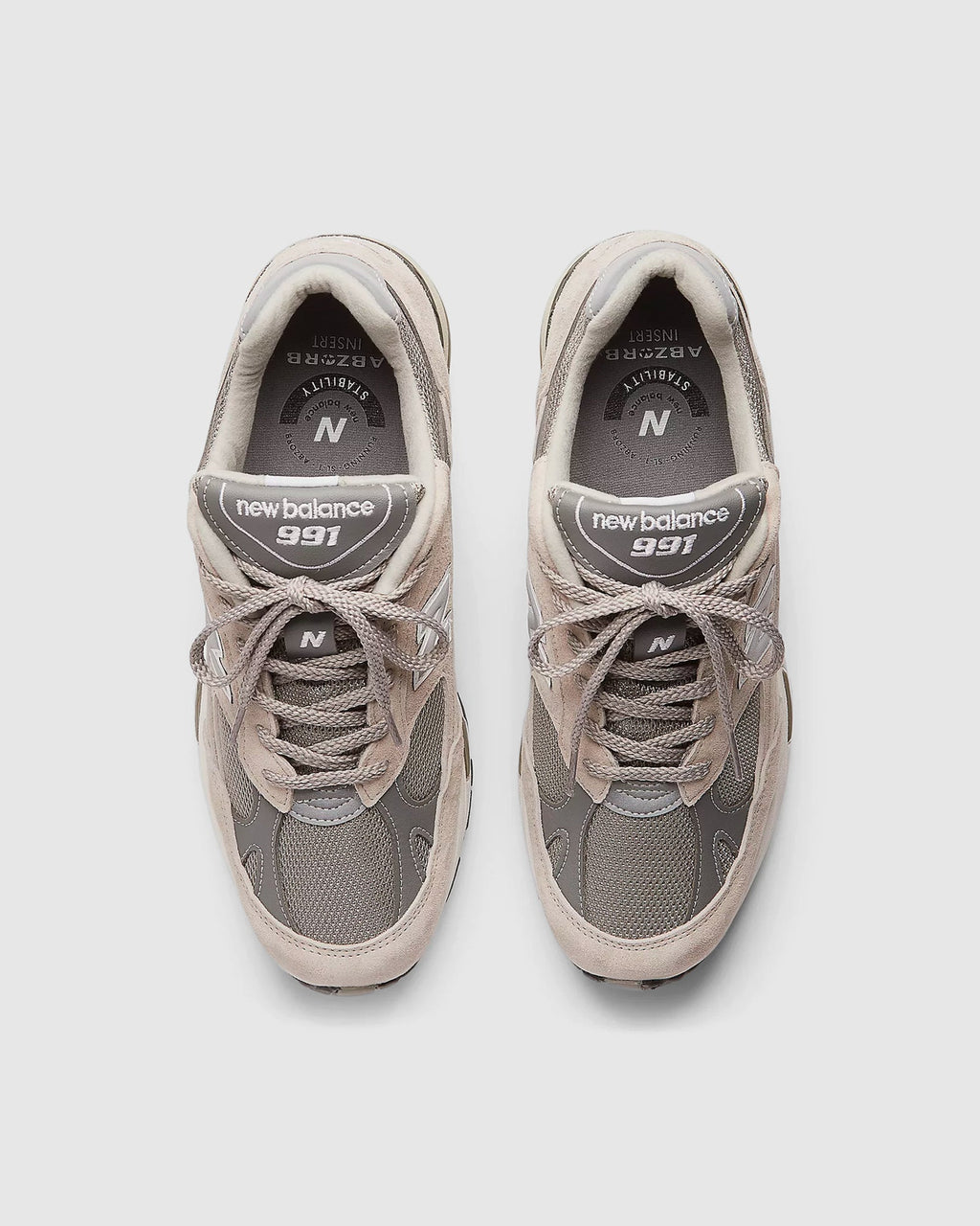 Оригінальна Made In Uk 991v1 Grey New balance – детальний вид