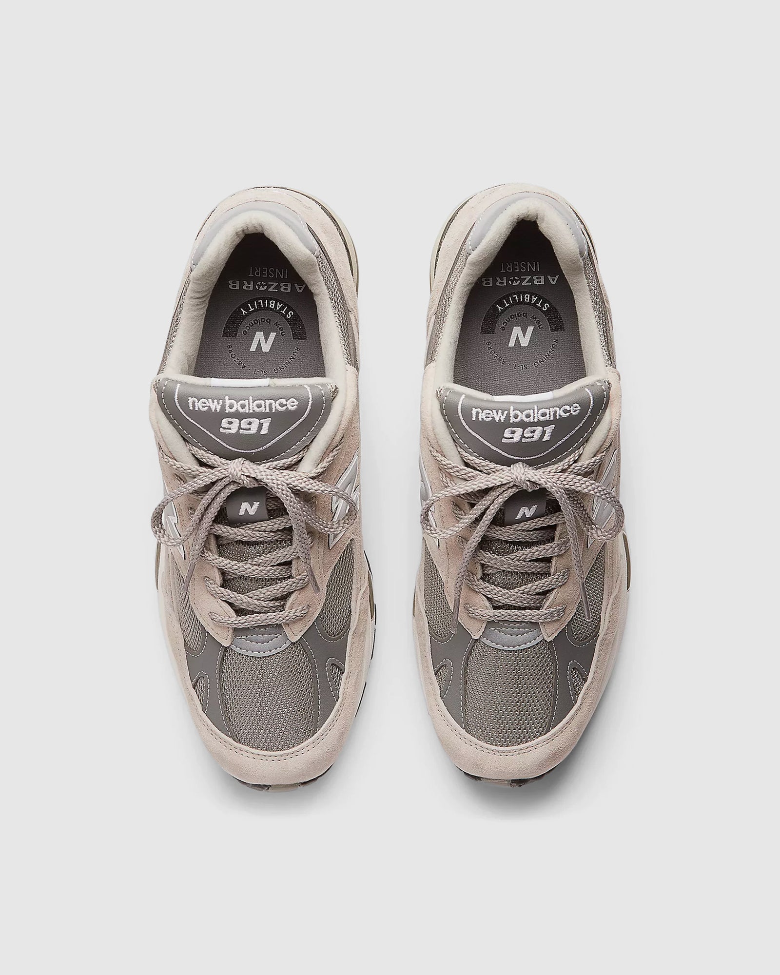 Оригінальна Made In Uk 991v1 Grey New balance – детальний вид